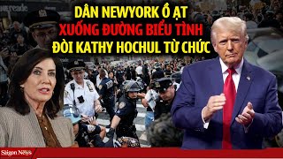 THỜI SỰ HOA KỲ: Dân Newyork Ồ ẠT đổ xuống đường biểu tình đòi Kathy Hochul TỪ CHỨC thống đốc bang