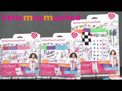 LittleMissMatched Colorize Sock Sets from Delta Galil...