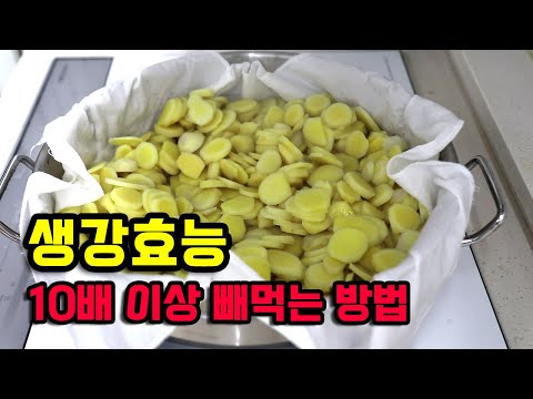 생강 효능 10배 이상 빼 먹는 방법 생강차 맛이 달라요