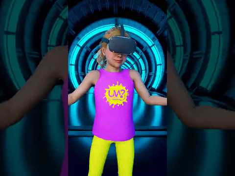 The girl trapped in a VR tunnel