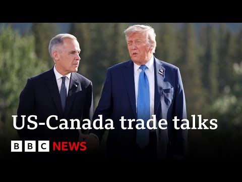 YouTube video thumbnail: Donald Trump Says He Is Cutting off Trade Talks With Canada