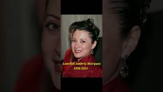 RIP Lourdes Ambriz Márquez, Mexican operatic soprano, opera manager, Ópera de Bellas Artes de Mexico