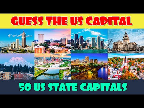 Guess the US State Capitals