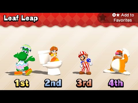 Mario Party The Top 100: Ultimate Minigame Battle - Yoshi vs Daisy vs Wario vs Mario