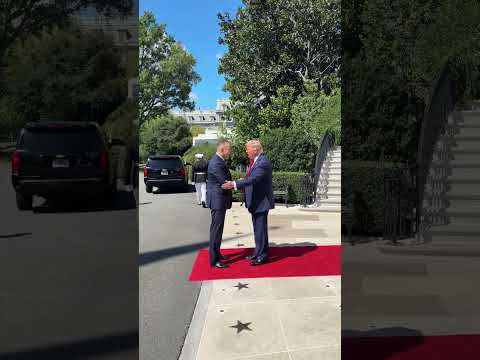 U.S. President Donald Trump welcomes the President of the Republic of Poland to the White House