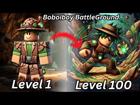 BECOMING THE STRONGEST PLAYER IN BOBOIBOY BATTLEGROUND ROBLOX!!!