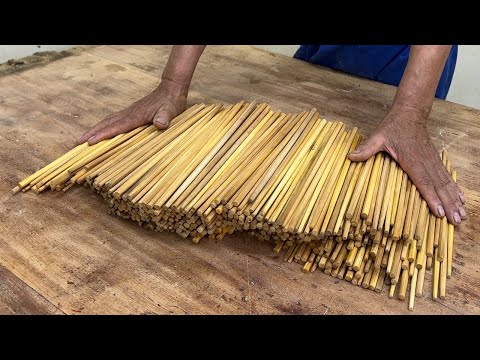 Idea Creative Epoxy Resin And 1000 Chopsticks That Are At A Whole New Level You Need To See