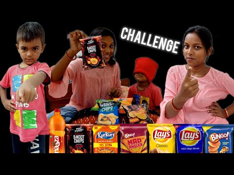 baby & mom ঝাল চিপস চ্যালেঞ্জ| Spicy Chips Challenge #eatingshow