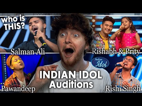 INDIAN IDOL AUDITIONS! (Salman Ali, Rishabh & Prity, Rishi Singh, Pawandeep Rajan | Vocal Reaction)