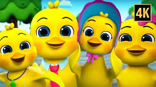 Learn to Count - Five Little Ducks Educational Song for Kids