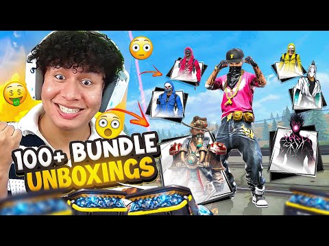 FF Richest ID 99+ Rare Bundles Unboxing & Review 😊 Tonde Gamer