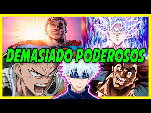 Top 5 PERSONAJES Muy PODEROSOS pero Bien EJECUTADOS