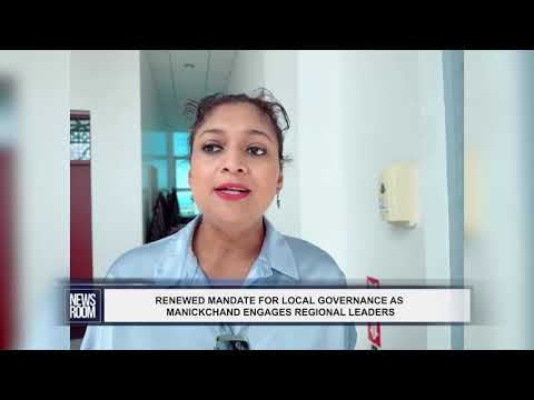 YouTube video thumbnail: Renewed Mandate For Local Governance As Manickchand Engages Regional Leaders
