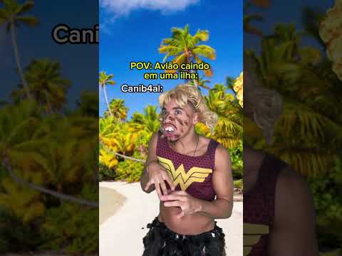 POV: AVIÃO CAINDO EM UMA ILHA 🏝️ OS CANIBAIS