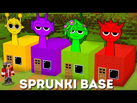 SECRET Incredibox Sprunki HOUSE BASE in Minecraft