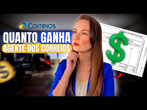 QUANTO GANHA QUEM TRABALHA NOS CORREIOS? | NÍVEL MÉDIO | CONCURSO DOS CORREIOS 2024 | CARTEIRO