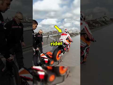 Marquez Casually Flexing His Bike On The Highway! #motogp