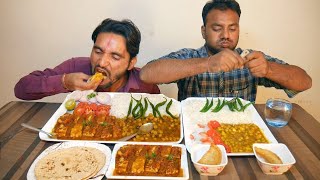 🔥 Massive Paneer Masala Tikka + Spicy Green Chillies & Butter Chole with Rice | Food Challenge India