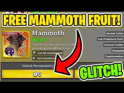 *GLITCH* HOW TO GET MAMMOTH FRUIT IN BLOX FRUITS FOR FREE! (ROBLOX 2025)