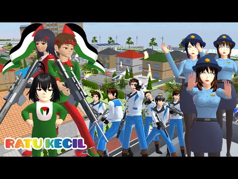 Yuta dan Mio selamatkan Baby Celine dan Polisi Koban dari para tentara jahat #sakuraschoolsimulator