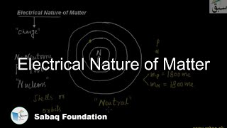 Electrical Nature of Matter