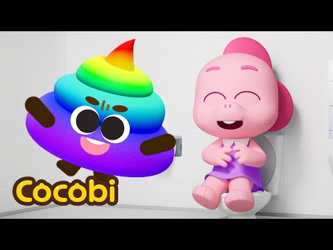 Rainbow Toilet🌈New✨Color Videos for Kids | Cocobi