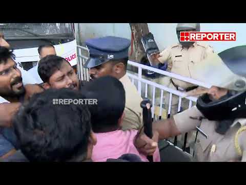 ആരോഗ്യമന്ത്രി വീണ ജോർജിന്റെ ഔദ്യോഗിക വസതിക്ക് മുന്നിൽ പ്രതിഷേധവുമായി യൂത്ത് കോൺഗ്രസ് | Veena George