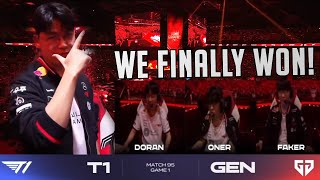 T1 vs GEN G Highlights with Voice Comms Translated - LCK Summer 2025