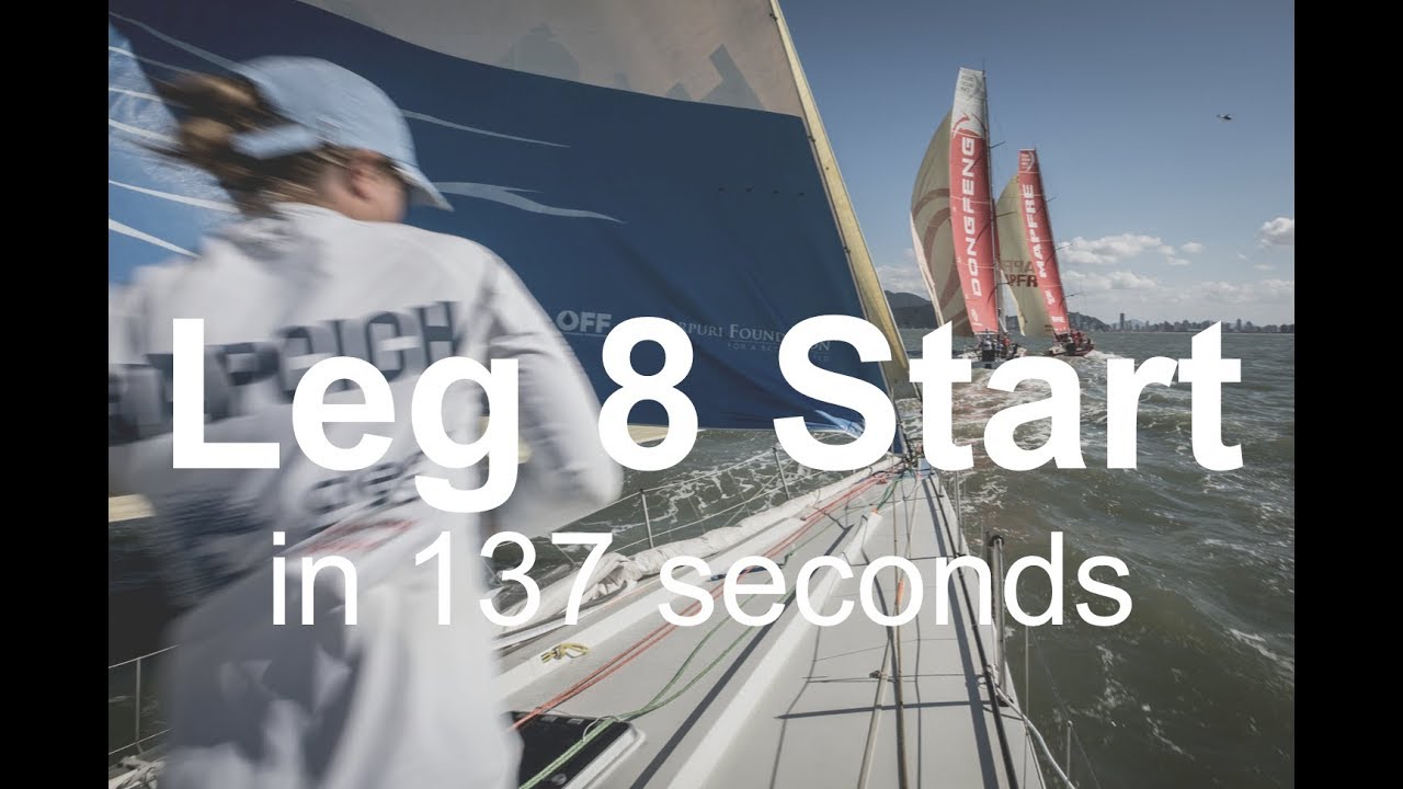 Leg 8 Start... in 137 seconds | Volvo Ocean Race 2017-2018