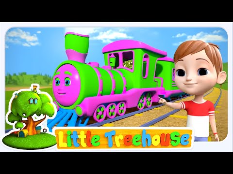 Wheels On the Train + More Vehicle Songs & Rhymes for Kids