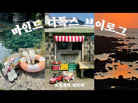 마인드 디톡스 | 잡생각 끄기 | 바다 수영 | 불닭보다 매운 대파빵🔥| 소금빵 하모니카 | 물벼룩 공격 | 제주 자취 일상 브이로그