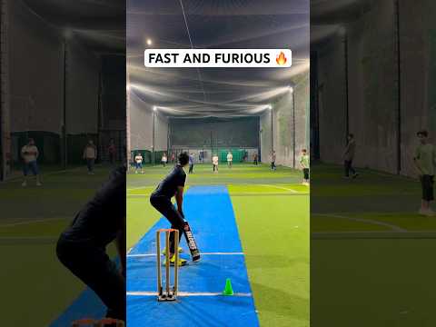 Cricket Bowling Fast And Furious 🔥 Bowler Speed And Length Balls To Batsman 🏏 #cricket #shorts