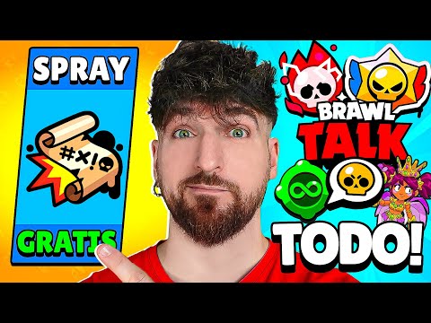 1 SPRAY GRATIS ? NUEVAS TEMATICAS | 2 NUEVOS BRAWLERS Y MAS EN LA NUEVA BRAWL TALK de BRAWL STARS