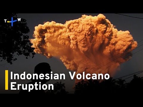 YouTube video thumbnail: Indonesia’s Laki-laki Volcano Erupts, Highest Level Alert Issued