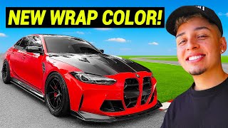 WRAPPING MY G80 M3 A NEW COLOR!
