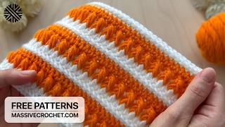 Crochet a MASTERPIECE! 🧡 VERY EASY Baby Blanket Pattern for Beginners