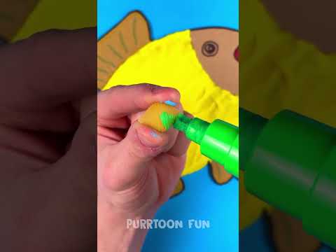 🐠 Clay Fish Scales 🎨 Let’s Make Bright Art! 🌈