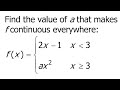 Continuity and Discontinuity Concepts