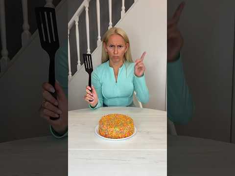 She didn't want to share her Cake with him