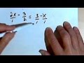 Solving Equations with Fractions