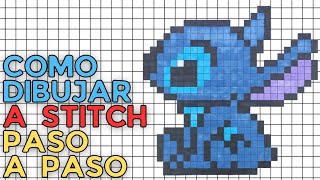 Cómo Dibujar a Stitch en 8 bits o Pixel Art! TUTORIAL PASO A PASO