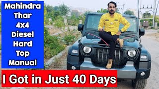 Mahindra THAR 4X4 Diesel Manual Hard Top LX | Thar Delivery in 40 Days 2021