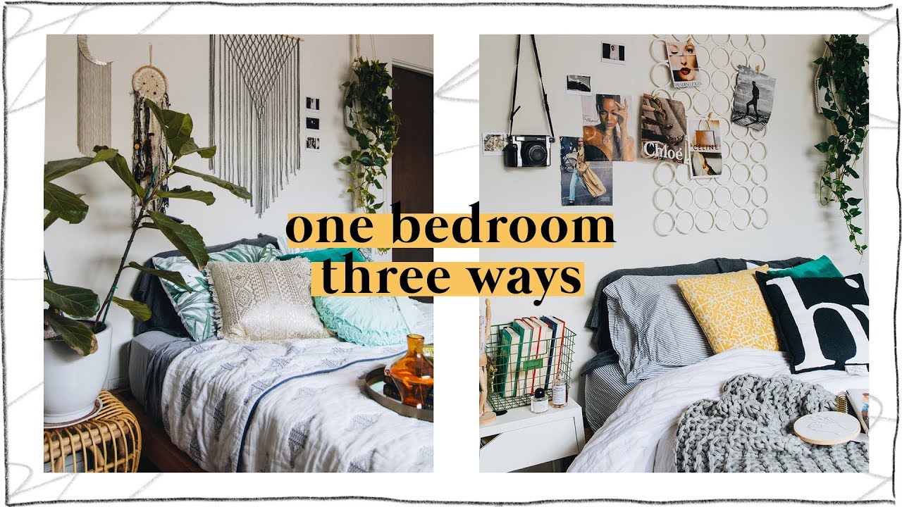 3 pinterest inspired bedroom designs (affordable room transformation) Lone Fox