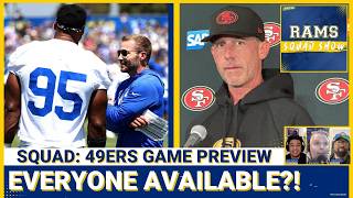 RAMS SQUAD SHOW: Aaron Donald + Myles Garrett Practice, Alaric Jackson + Puka Nacua ACTIVE vs 49ers