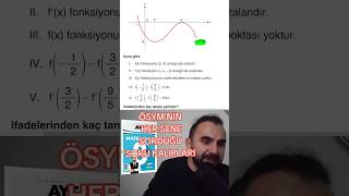 ÖSYM'NİN HER SENE SORDUĞU SORU KALIPLARI TÜREV #yks #ayt #tyt #türev