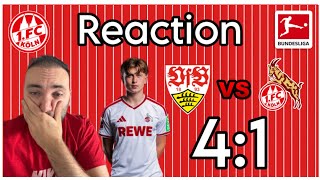 1. FC Köln verliert 1:4 beim VFB Stuttgart! Zu einfache Gegentore & nur eine starke Phase. #Reaction