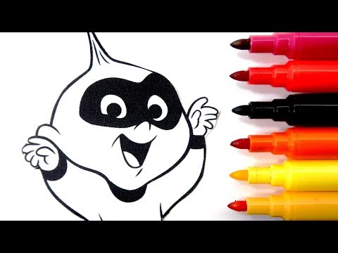 ROTULADORES MÁGICOS DE LOS INCREIBLES 2 CON DIBUJOS SORPRESA. Color Wonder Los Increibles / DIVER+