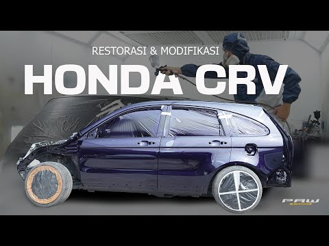 MODIFIKASI HONDA CRV WARNA GOKIL BANGET JON !!
