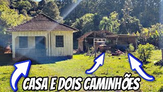 CASAS ANTIGAS LINDAS QUE FORAM ESQUECIDAS E ATÉ CAMINHÕES FORAM ABANDONADOS