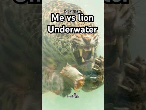 You wouldn’t believe what I did to the jaguar under the water